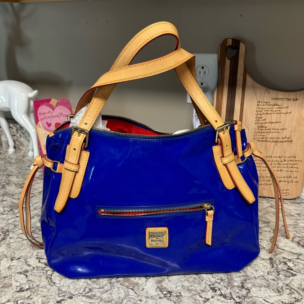 New! Dooney and Burke Royal Blue Bag
